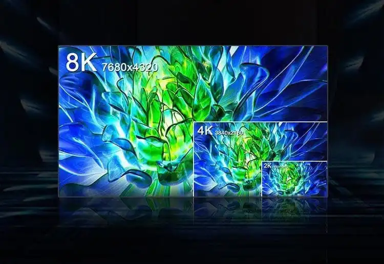 8K 4K 2K Effect