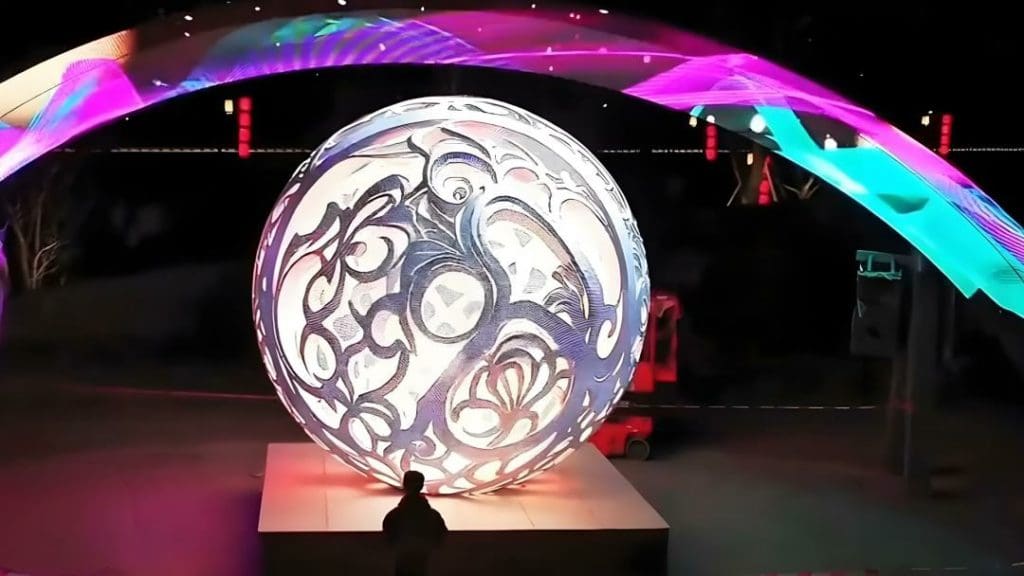 Ball-Shaped LED Screen