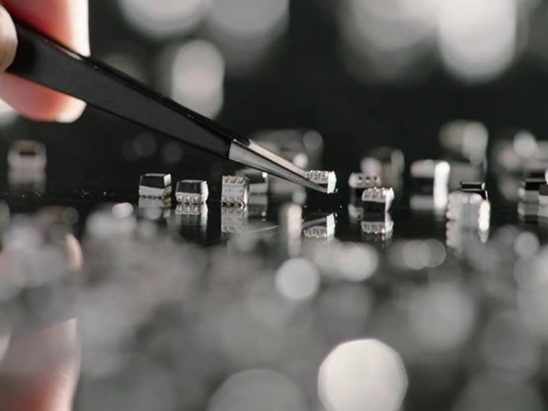 Small pitch LED screen close-up of high-quality LED lamp beads