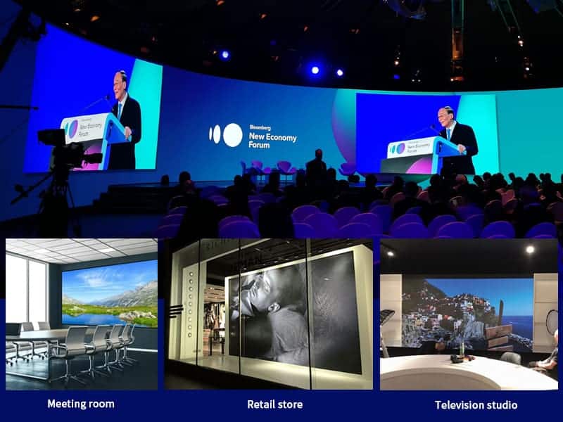 Indoor LED display for events, studios, retail and hotel applications