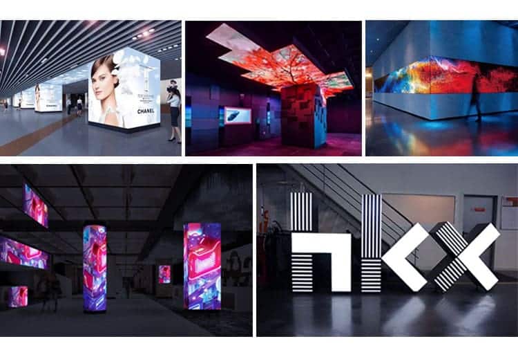Indoor LED video wall in conference room and TV studio