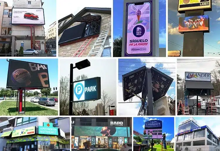 Double Sided LED Display