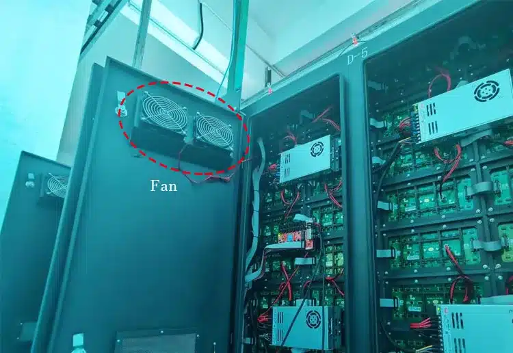 OF-FX outdoor LED display fan cooling heat dissipation
