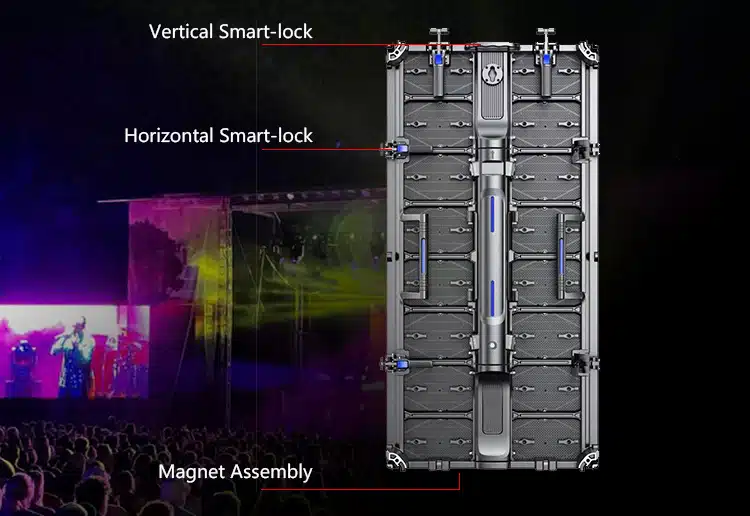 Stage LED screen with HDR effect and high grayscale visuals