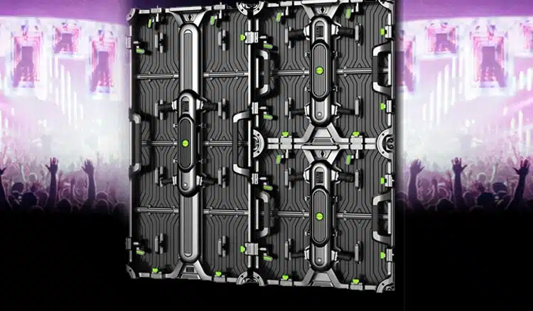 Mixed-size cabinet splicing of RXR LED wall for custom XR stage shapes