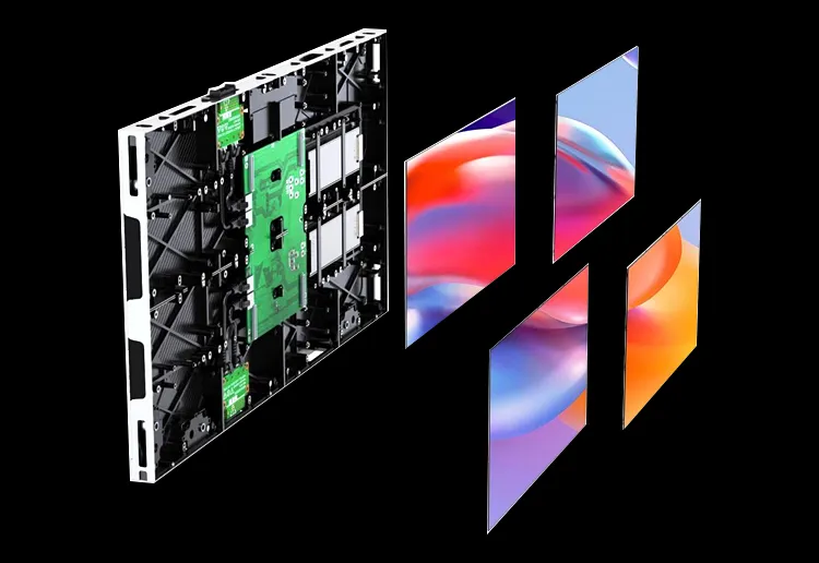 Front service maintenance IXR-F LED display for wall-mounted install