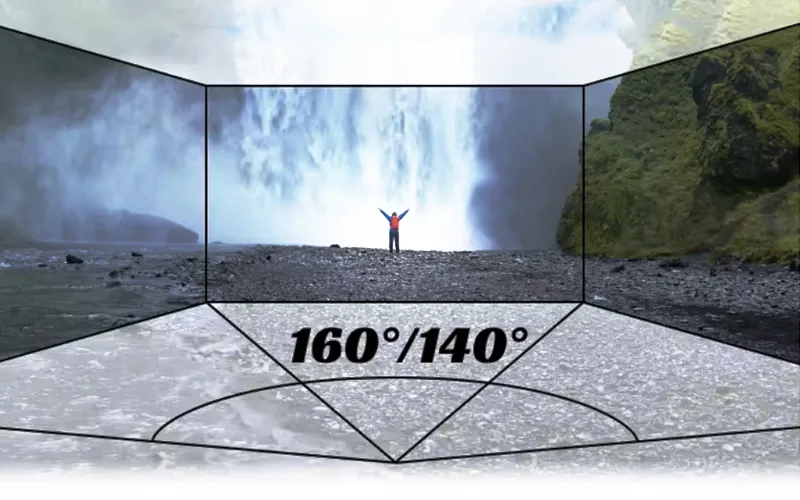 GOB LED panel with 160° wide viewing angle