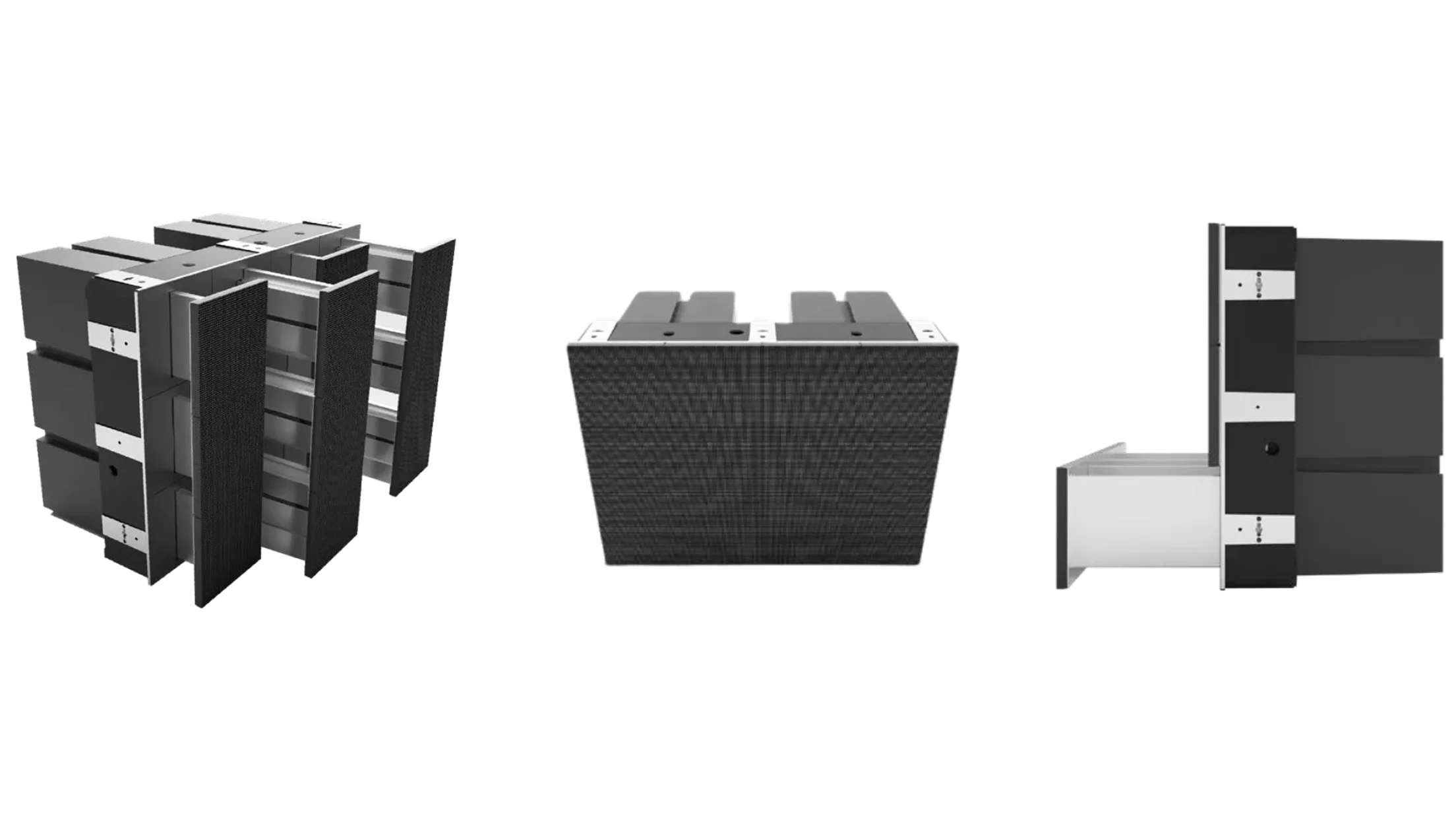 Kinetic LED Matrix Wave Screen