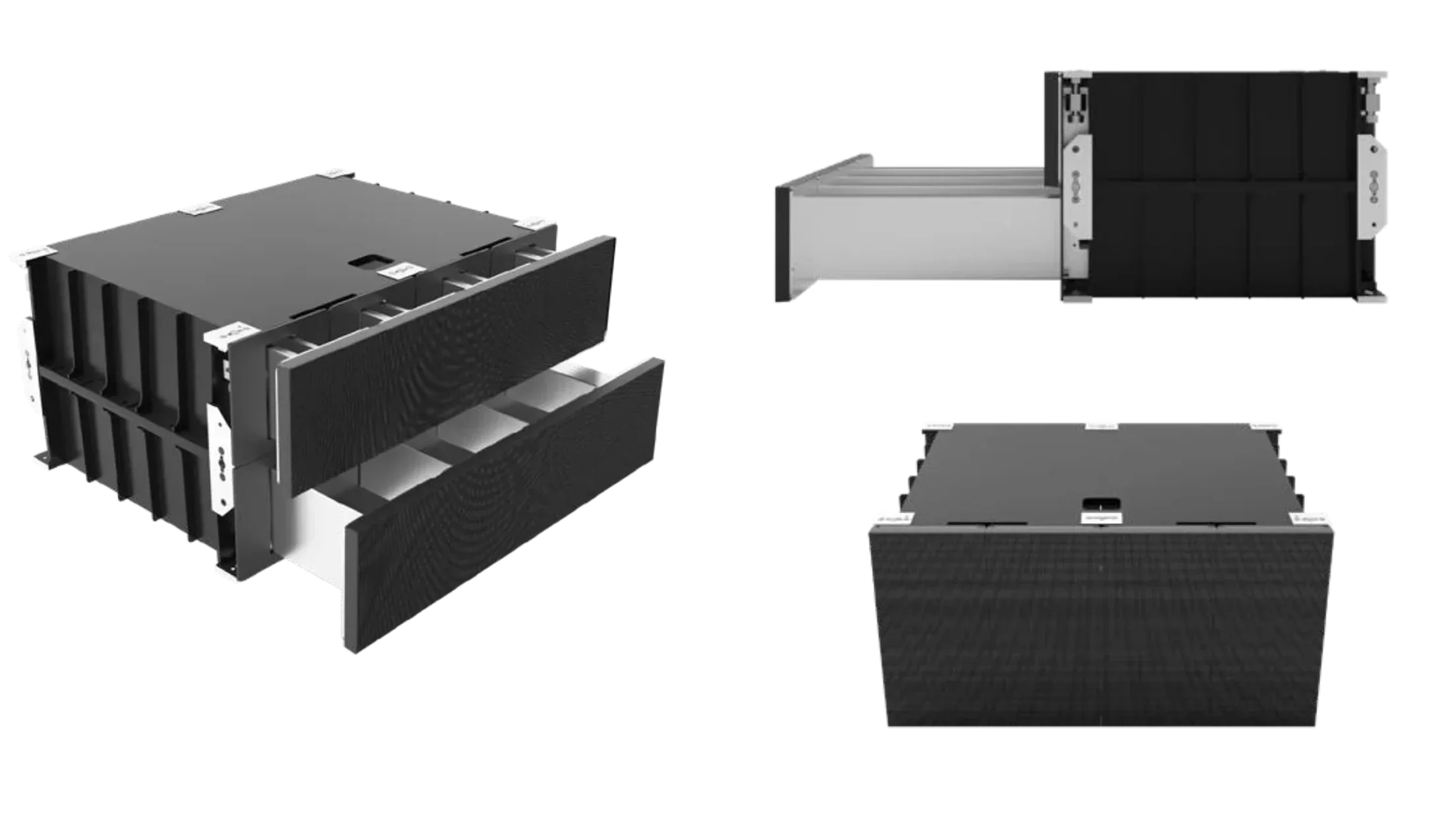 Kinetic LED Matrix Wave Screen
