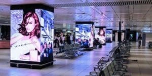 Square Column LED Display