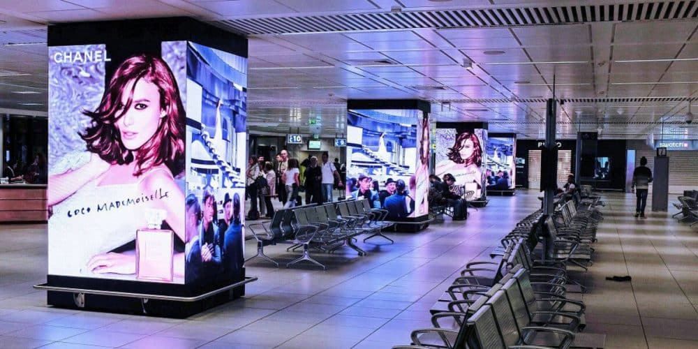 Square Column LED Display