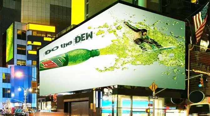 Outdoor advertising LED display screens